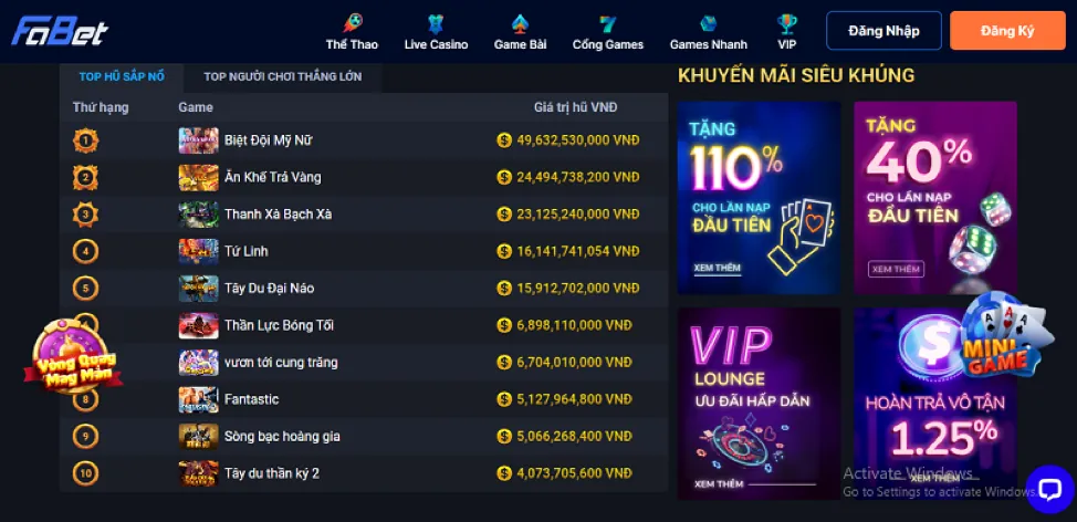 Game slot và jackpot